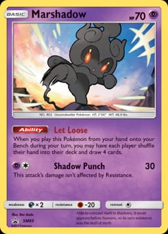 SM Black Star Promos Marshadow #SM85 card