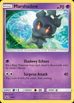 SM Black Star Promos Marshadow #SM93 card