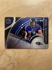 2022 Panini Elements Steel Signatures Marshal Yanda #SS-MY card
