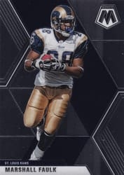 2020 Panini Mosaic Base Set Marshall Faulk #121 card