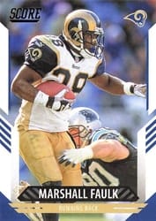 2021 Score Base Set Marshall Faulk #279 card