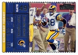 2022 Panini Contenders Game Day Ticket Marshall Faulk #GDT-MFA card