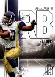 2024 Topps Signature Class Base Set Marshall Faulk #27 card