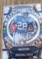 2025 Panini Prizm Black Kaleidoscopic Marshall Faulk #13 card