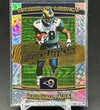 2025 Panini Revolution Gridiron Legacy Marshall Faulk #9 card