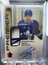 2024-25 Upper Deck Premier Acetate Auto Patch Rookies Marshall Rifai #AR-MR card