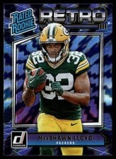 2024 Donruss Rated Rookies Retro MarShawn Lloyd #15 card