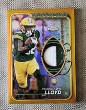 2024 Topps Chrome Topps Chrome Rookie Relics MarShawn Lloyd #CRR-ML card