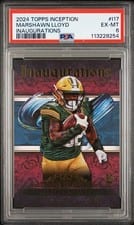 2024 Topps Inception Inaugurations MarShawn Lloyd #I-17 card