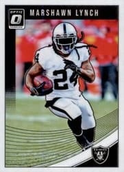 2018 Donruss Optic Base Set Marshawn Lynch #78 card