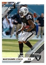 2019 Donruss Base Set Marshawn Lynch #195 card