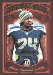 2020 Donruss Legends of the Fall Marshawn Lynch #LF-ML card