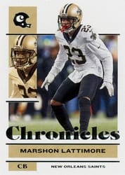 2021 Panini Chronicles Base Set Marshon Lattimore #61 card