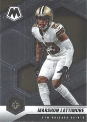 2021 Panini Mosaic Base Set Marshon Lattimore #147 card