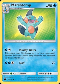 Celestial Storm Marshtomp #34 card