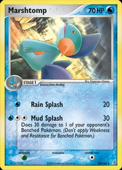 2006 Crystal Guardians Marshtomp #24 card