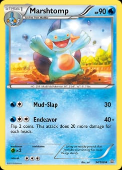 Primal Clash Marshtomp #34 card