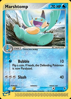 2003 Ruby & Sapphire Marshtomp #40 card