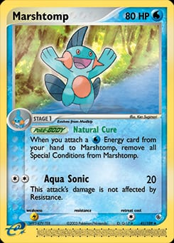2003 Ruby & Sapphire Marshtomp #41 card