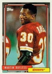 1992 Topps Base Set Martin Bayless #710 card