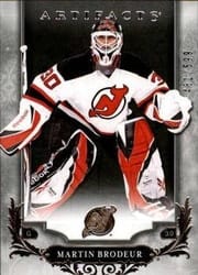 2018-19 Upper Deck Artifacts Base Set Martin Brodeur #154 card