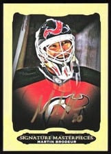 2023-24 Upper Deck Ultimate Collection Signature Masterpieces Martin Brodeur #USM-MB card