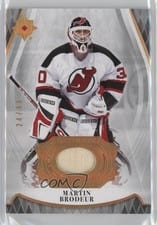 2023-24 Upper Deck Ultimate Collection Ultimate Planks Martin Brodeur #PL-MB card