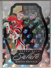 2025-26 SPx Salute Martin Brodeur #S-MB card