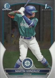 2023 Bowman Chrome Prospects Martin Gonzalez #BCP-28 card