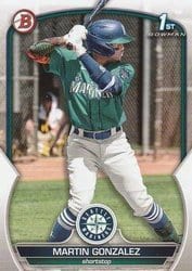 2023 Bowman Prospects Martin Gonzalez #BP-28 card