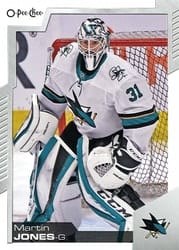 2020-21 O-Pee-Chee Base Set Martin Jones #470 card