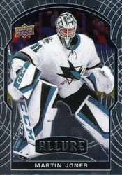 2020-21 Upper Deck Allure Base Set Martin Jones #31 card