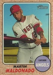 2017 Topps Heritage Base Set Martin Maldonado #662 card