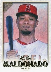 2018 Topps Gallery Base Set Martin Maldonado #80 card