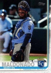2019 Topps Update Base Set Martin Maldonado #US16 card