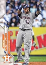 2020 Topps Base Set Martin Maldonado #606 card
