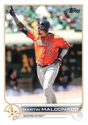 2022 Topps Base Set Martin Maldonado #224 card