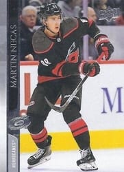 2020-21 Upper Deck Base Set Martin Necas #34 card