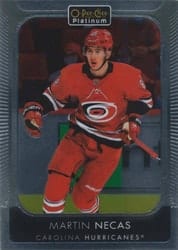 2021-22 O-Pee-Chee Platinum Base Set Martin Necas #79 card
