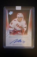 2021-22 SPx SPx Signatures Martin Necas #SPX-MN card