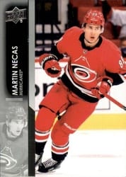2021-22 Upper Deck Base Set Martin Necas #33 card