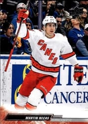 2022-23 Upper Deck Base Set Martin Necas #35 card