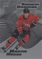 2022-23 Upper Deck Smooth Grooves Martin Necas #SG10 card
