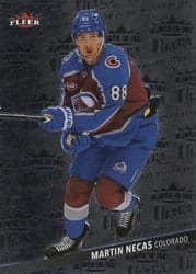 2025-26 Fleer Ultra Medallions Martin Necas #M-36 card