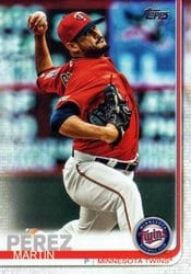 2019 Topps Update Base Set Martin Perez #US222 card