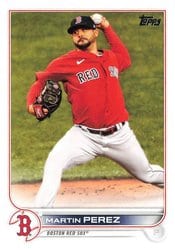 2022 Topps Base Set Martin Perez #212 card