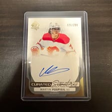2024-25 SP Authentic Curated Signatures Martin Pospisil #SPC-MP card
