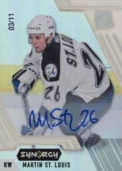 2020-21 Upper Deck Synergy Base Set Martin St. Louis #64 card