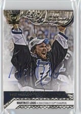 2020-21 Upper Deck The Cup Day With the Cup Signatures Martin St. Louis #DC-MS card