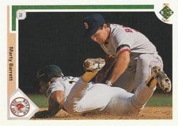 1991 Upper Deck Base Set Marty Barrett #90 card